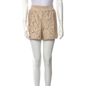 Diane Von Frustenberg High-Waisted Mini Shorts With Pockets
